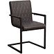 Rox Living Eetkamerstoel Emma 57 x 86 cm PU/kunstleer taupe Rox Living Eetkamerstoel Emma 57 x 86 cm PU/kunstleer taupe
