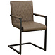 Rox Living Eetkamerstoel Emma 57 x 86 cm PU/kunstleer taupe Rox Living Eetkamerstoel Emma 57 x 86 cm PU/kunstleer taupe