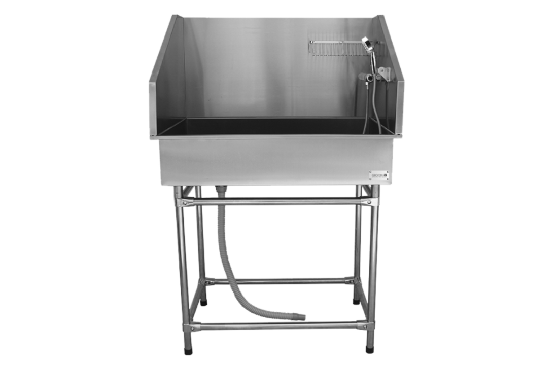 Groom-X Mini Inox Bad met Thermostatische Kraan
