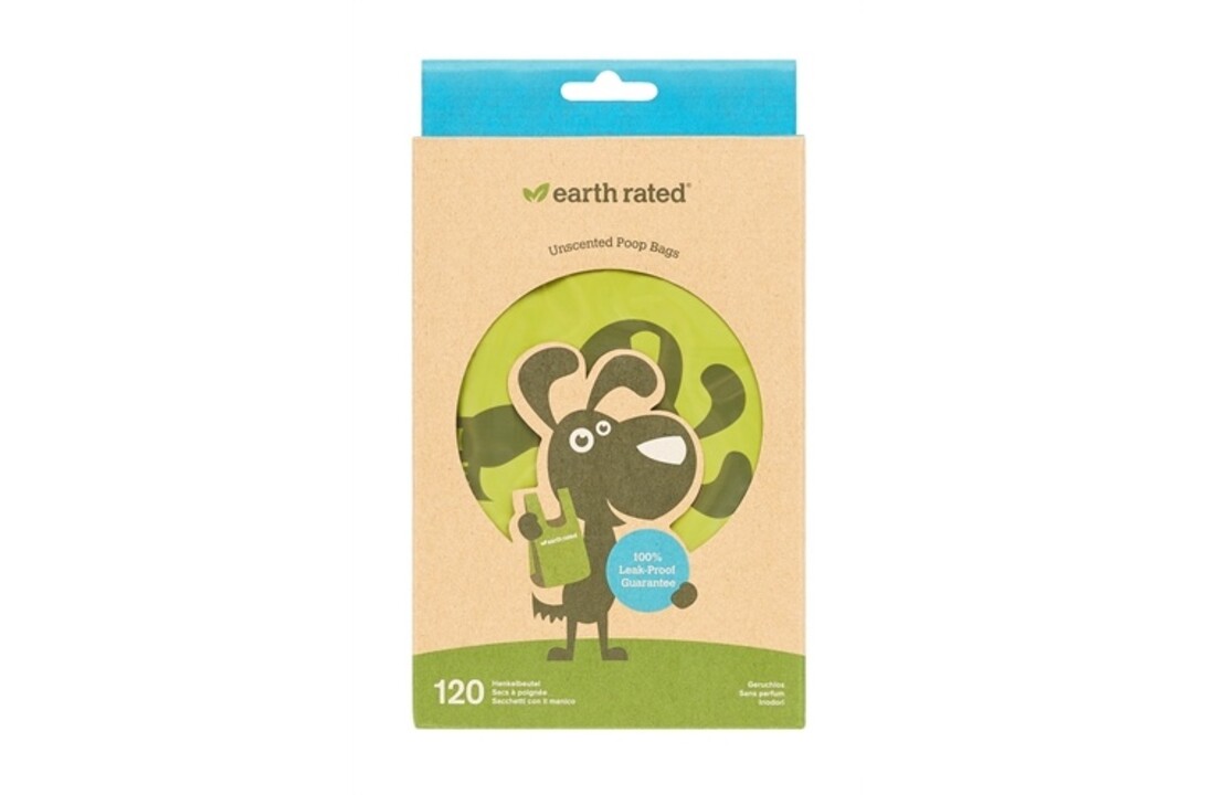 Earth rated poepzakjes met handvaten geurloos