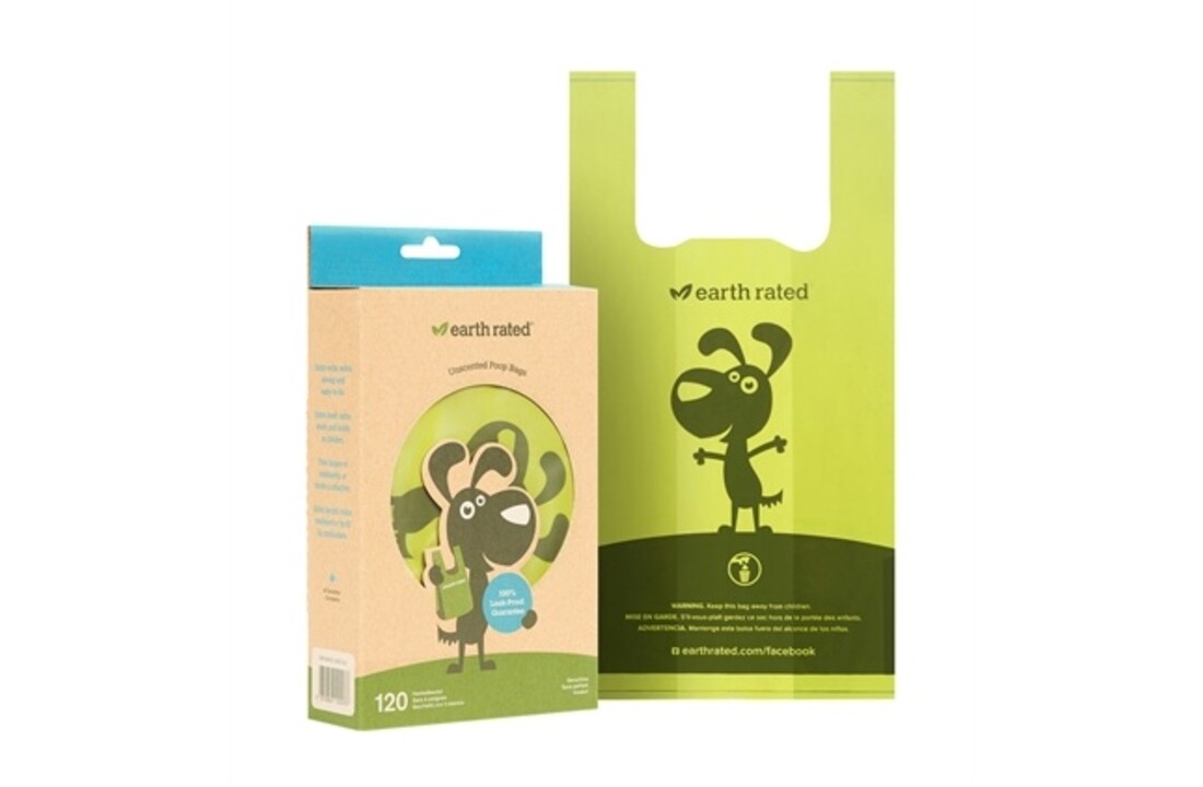 Earth rated poepzakjes met handvaten geurloos