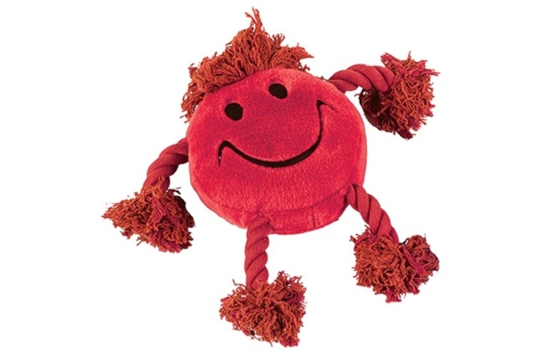 Happy pet happy faces pluche smiley rood