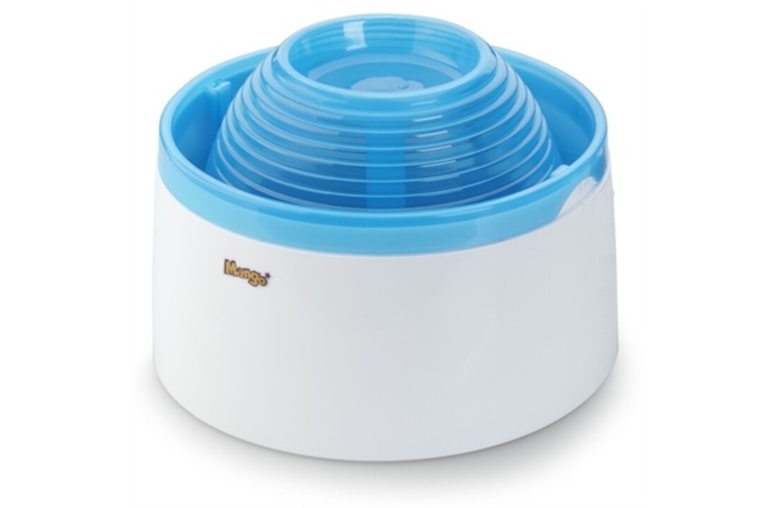 Ebi pet water feeder mango wit/blauw