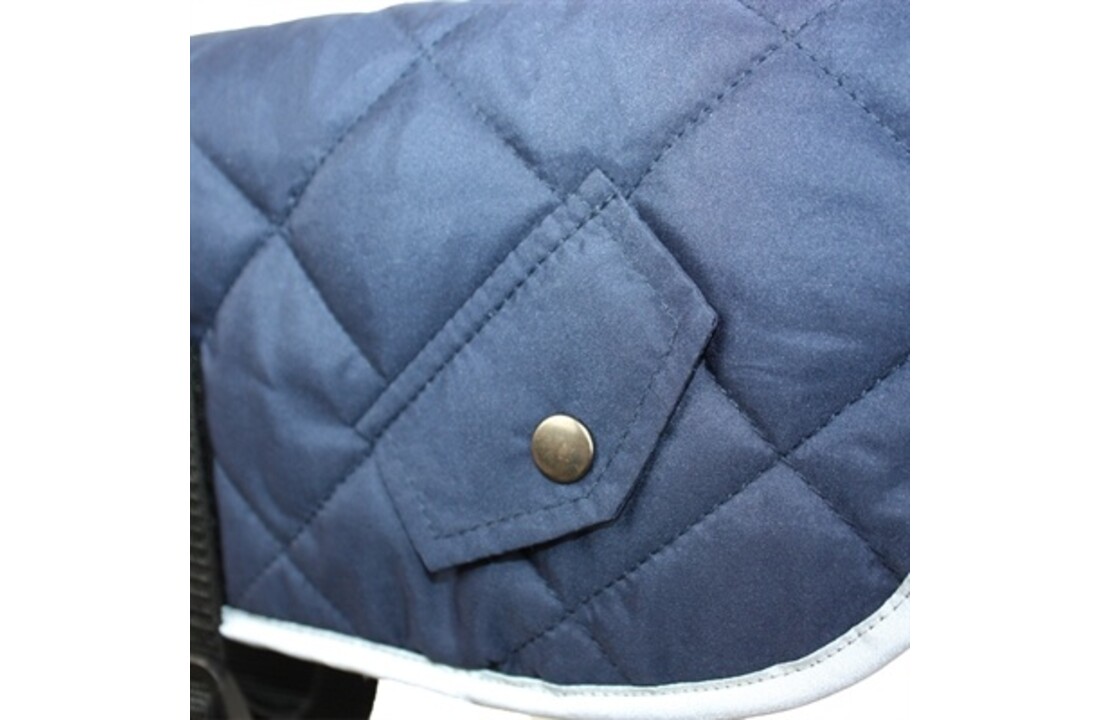 Go walk hondenjas quilted comfort navy blauw