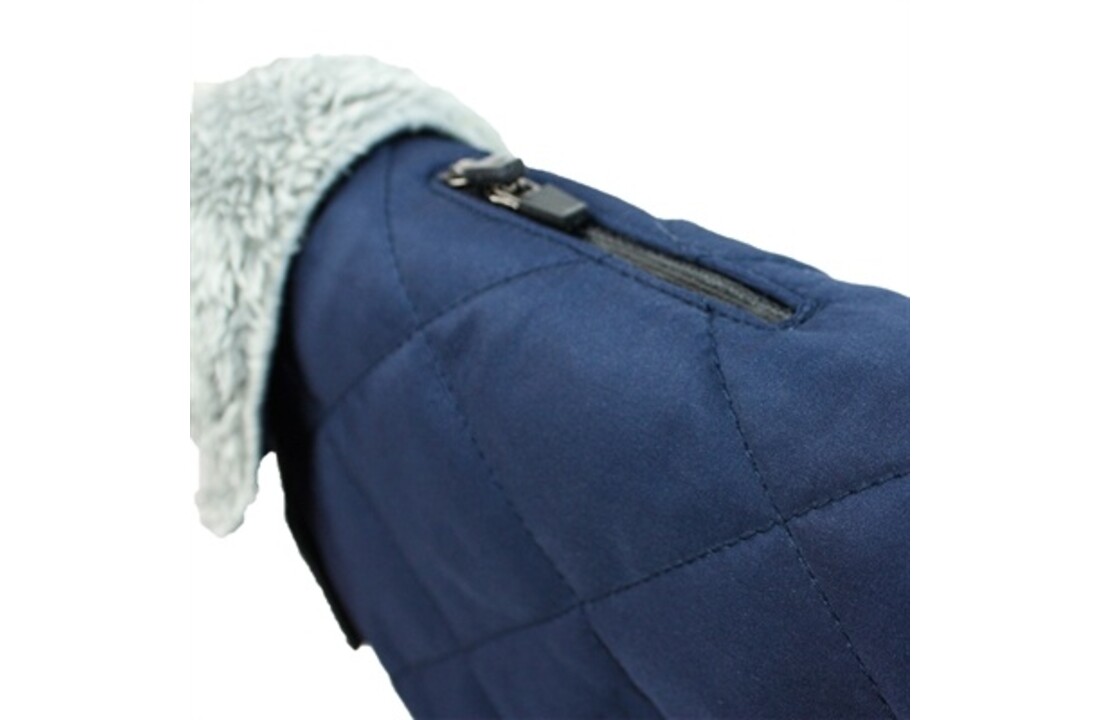 Go walk hondenjas quilted comfort navy blauw