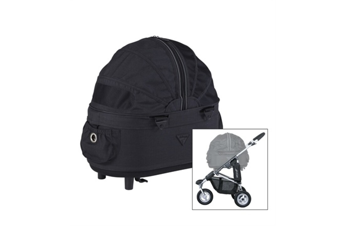Airbuggy hondenbuggy dome2 sm earth zwart