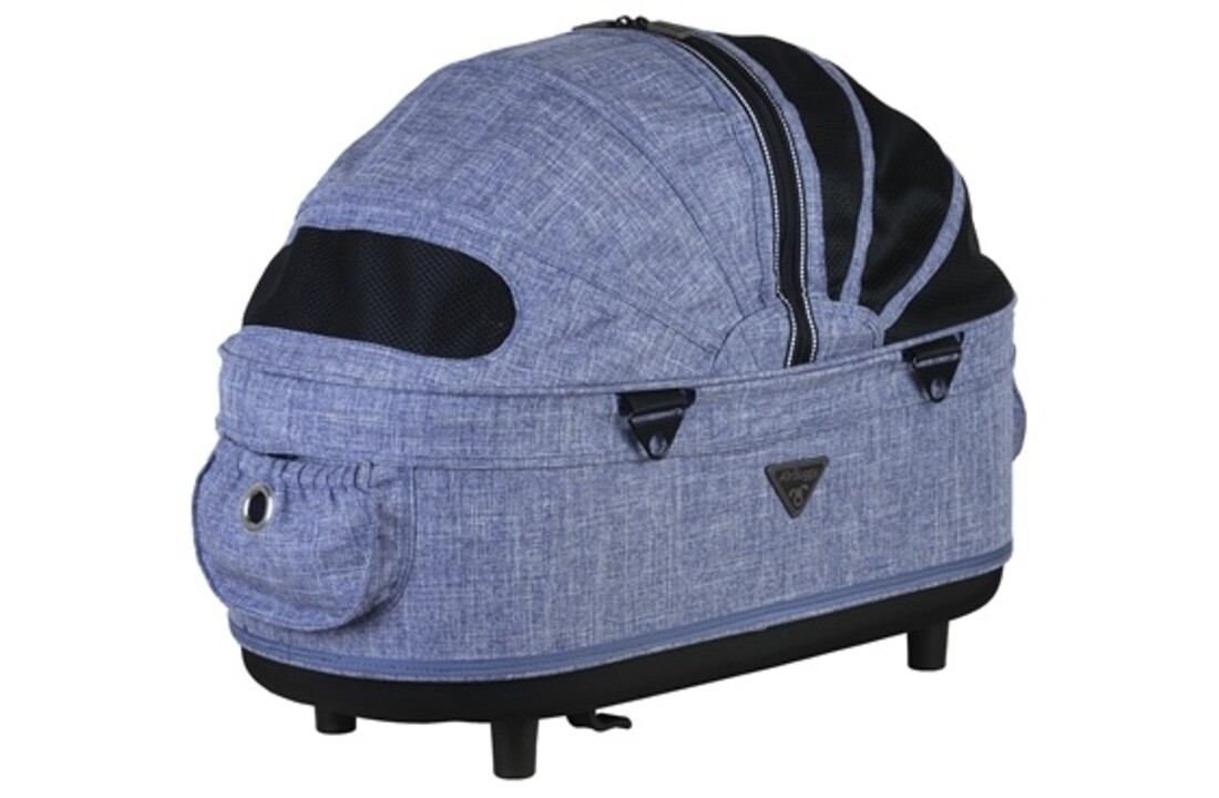 Airbuggy reismand hondenbuggy dome2 m cot gemeleerd denim