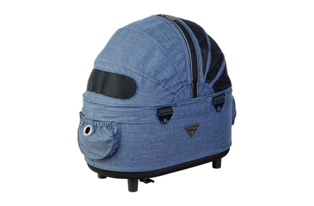 Airbuggy reismand hondenbuggy dome2 sm cot gemeleerd denim