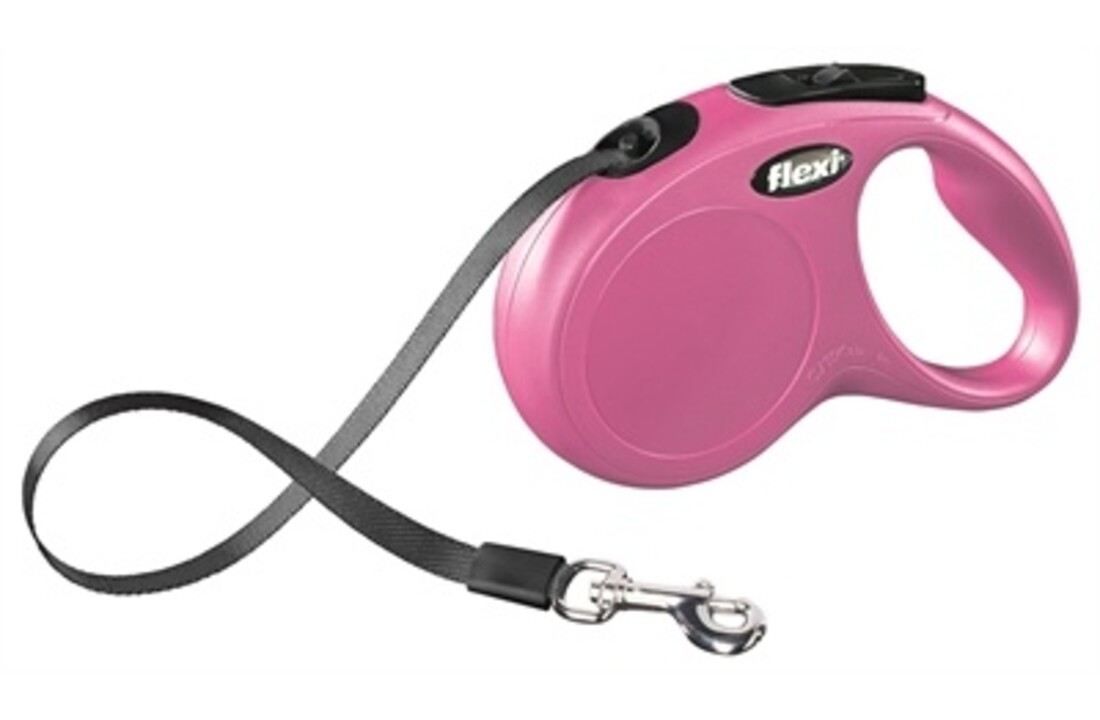 Flexi rollijn classic tape roze