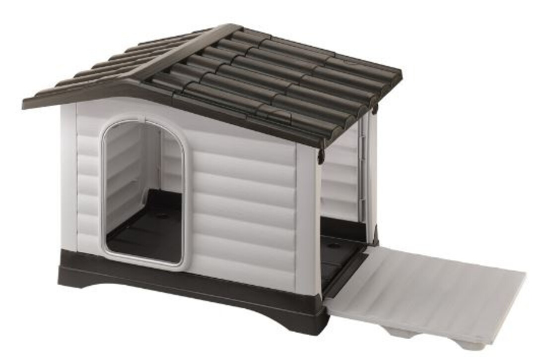 Ferplast hondenhok Dogvilla 111 x 84 cm zwart/wit