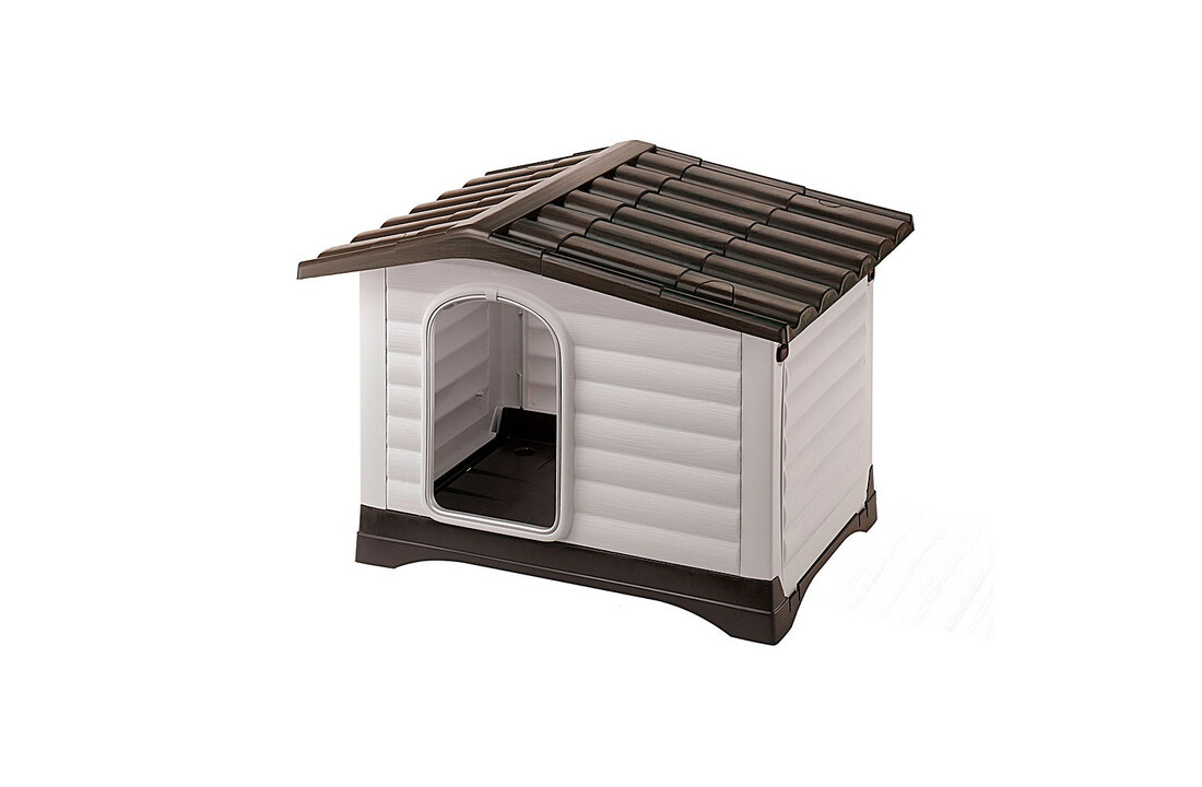 Ferplast hondenhok Dogvilla 111 x 84 cm zwart/wit