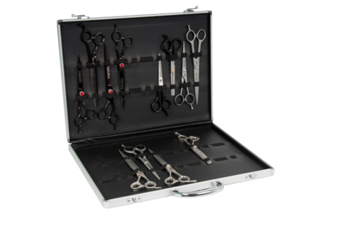 Groom-X Scharenkoffer Draagbaar met Diamant ABS Paneel Roze of zwart