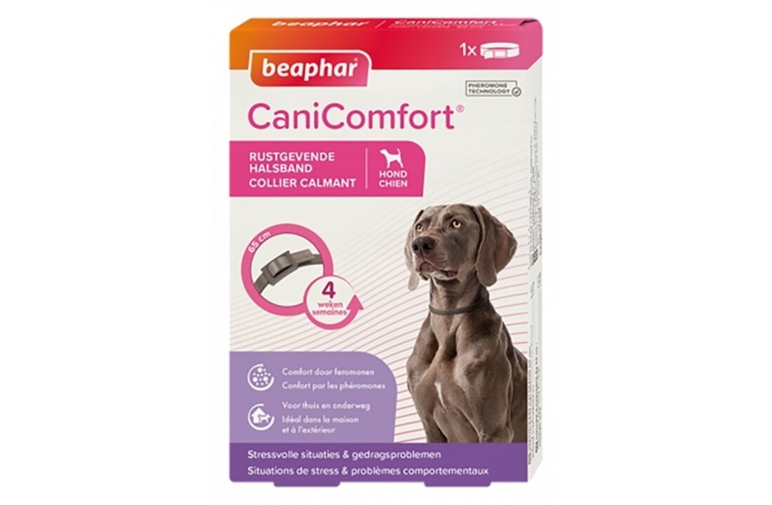 Beaphar canicomfort rustgevende halsband volwassen hond
