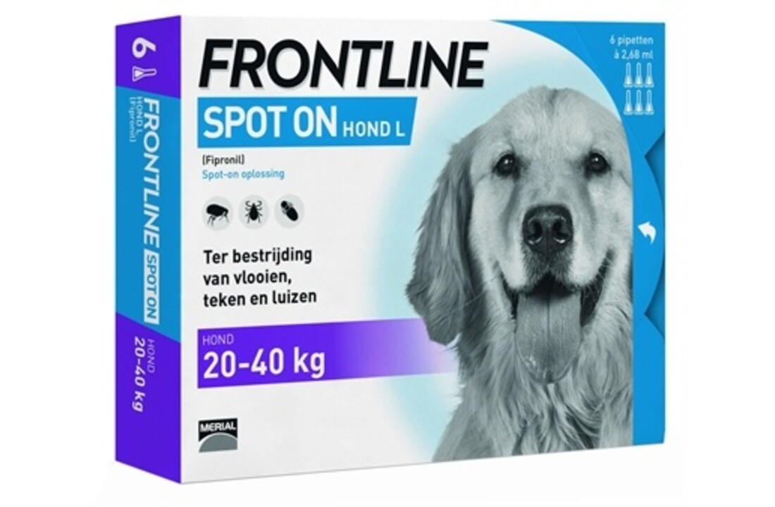 Frontline hond spot on large