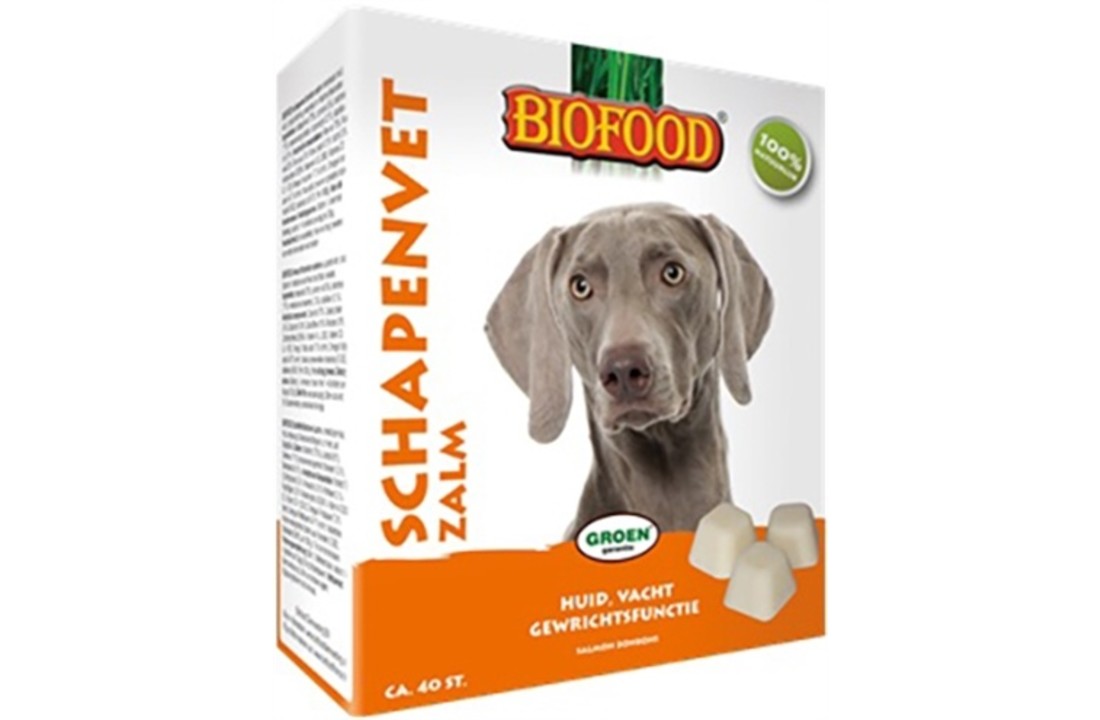 Biofood schapenvet maxi bonbons zalm