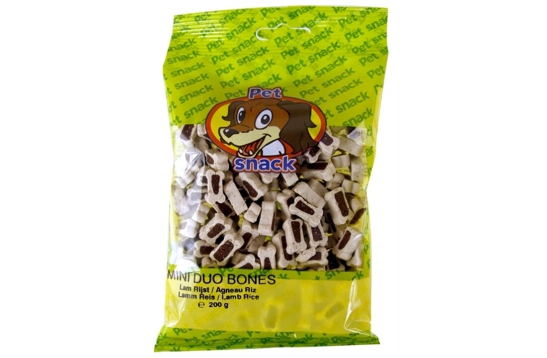 14x petsnack botjes duo lam/rijst