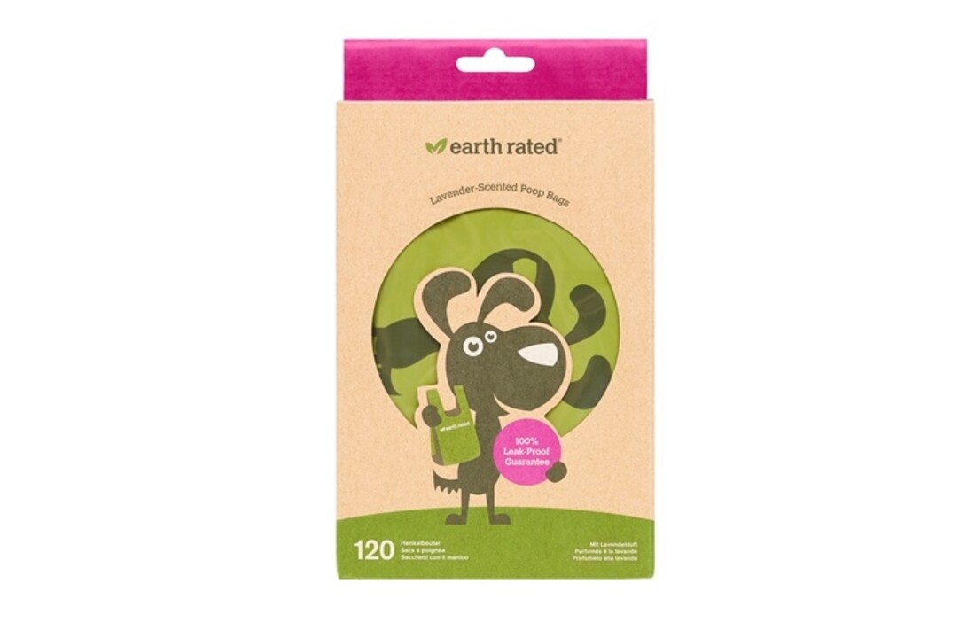 Earth rated poepzakjes met handvaten lavendel
