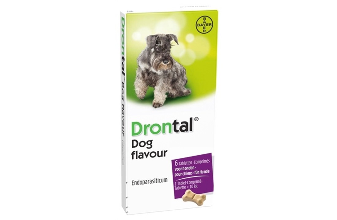 Bayer drontal tasty ontworming hond