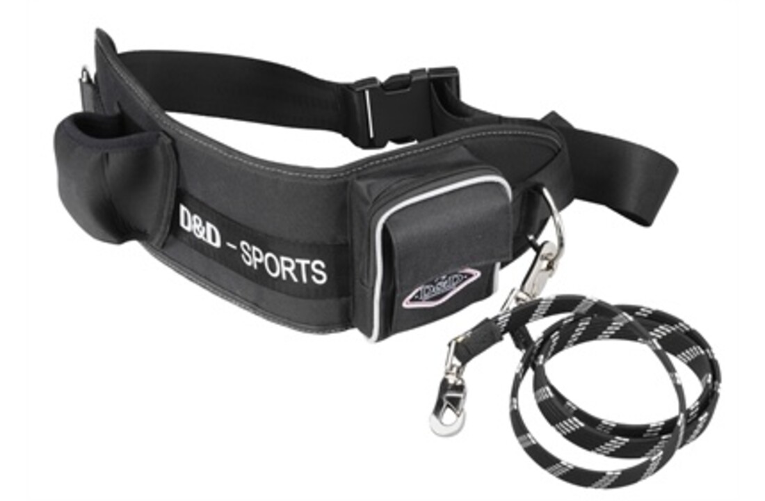 D&d hondenriem sports walker reflecterend grote hond zwart