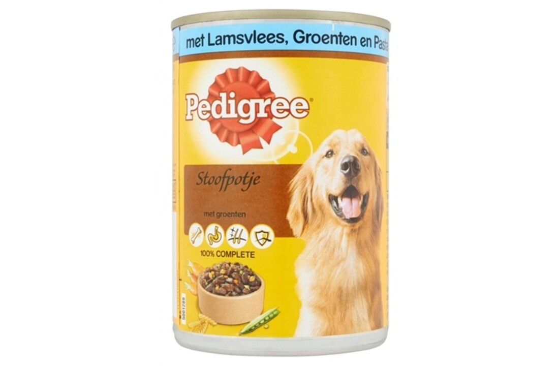 12x pedigree blik adult stoofpotje lam / groenten / pasta