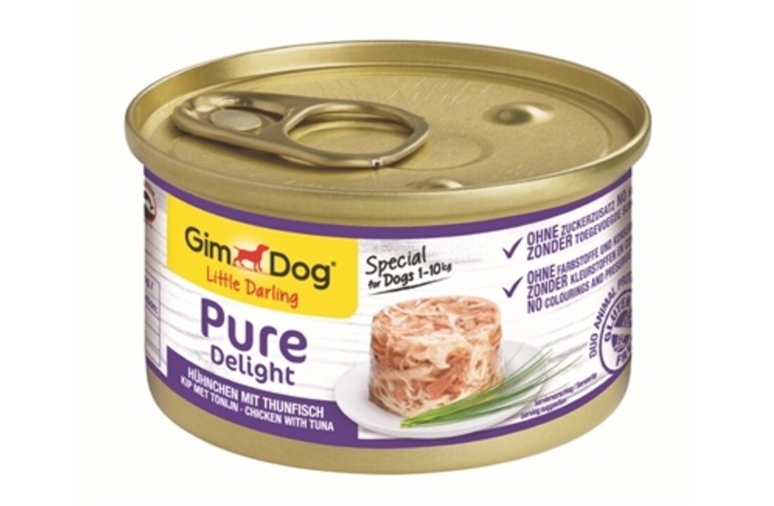 12x gimdog little darling pure delight kip / tonijn