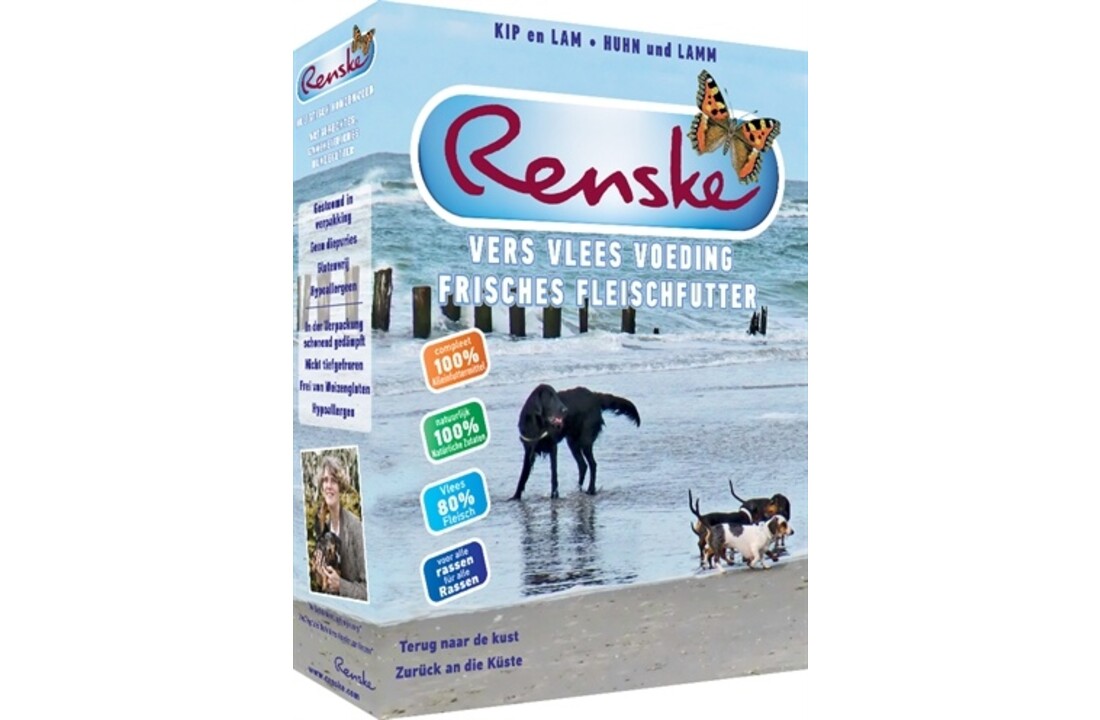 10x renske vers vlees voeding hond vakantie