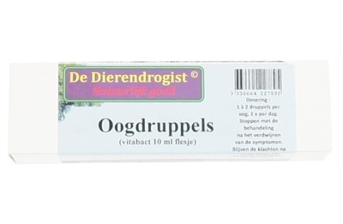 Dierendrogist oogdruppels