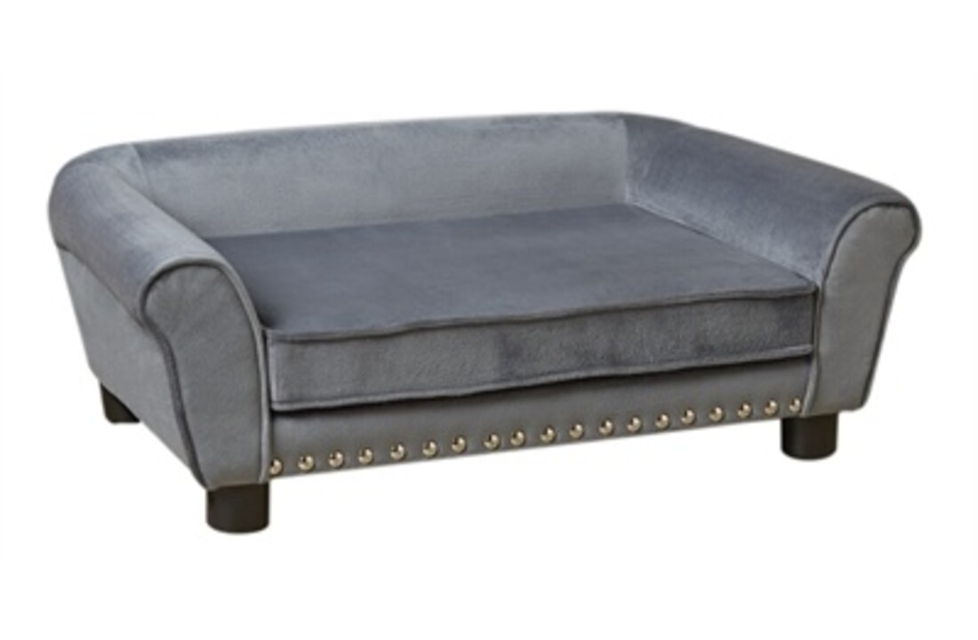 Enchanted hondenmand / sofa charley donkergrijs