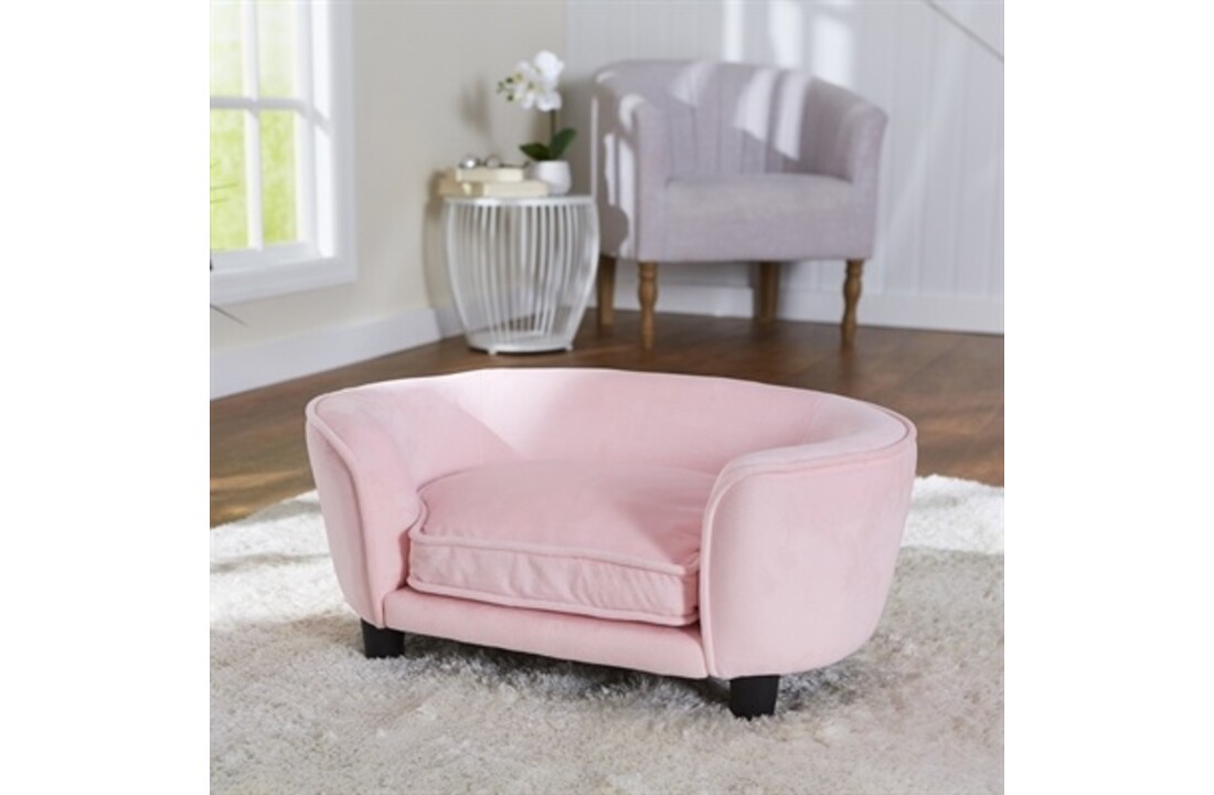 Enchanted hondenmand / sofa coco roze