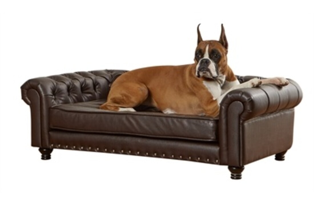 Enchanted hondenmand / sofa wentworth pebble bruin