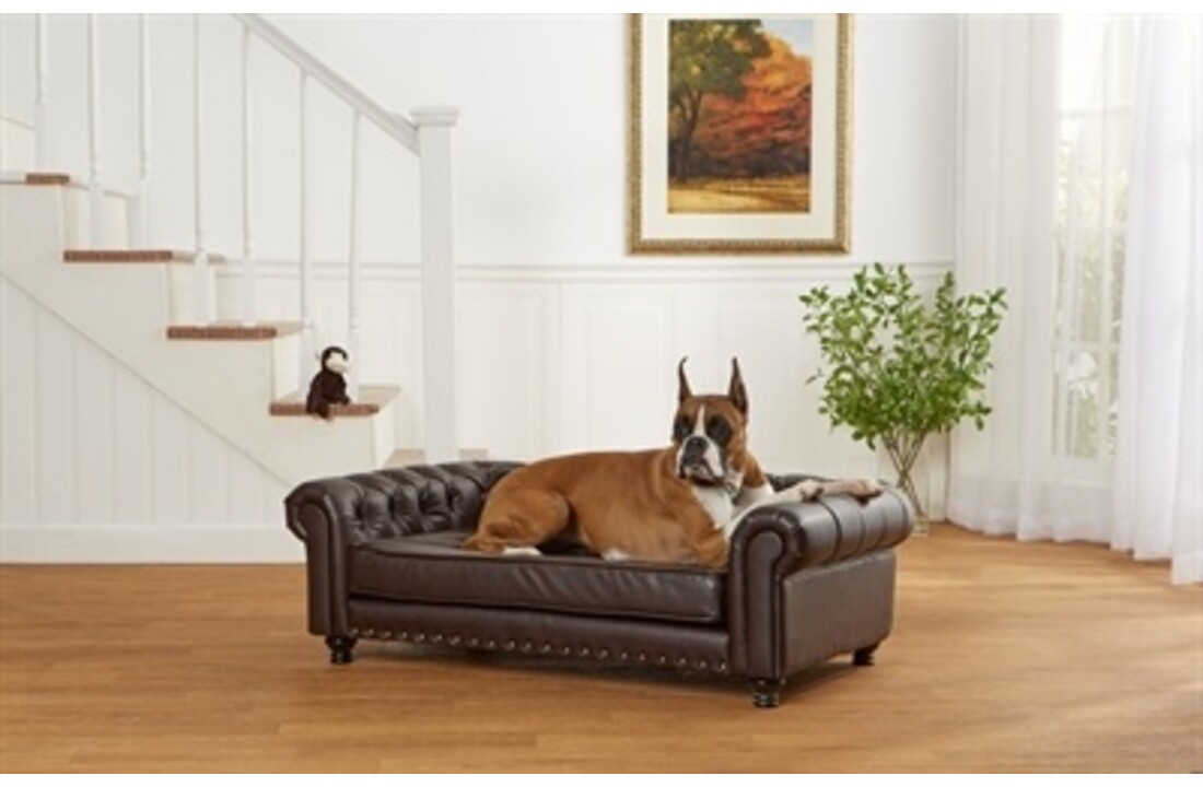 Enchanted hondenmand / sofa wentworth pebble bruin