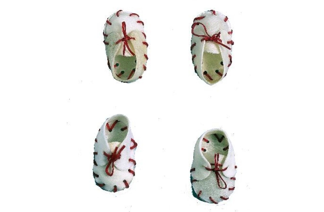 50x antos schoen wit met strik