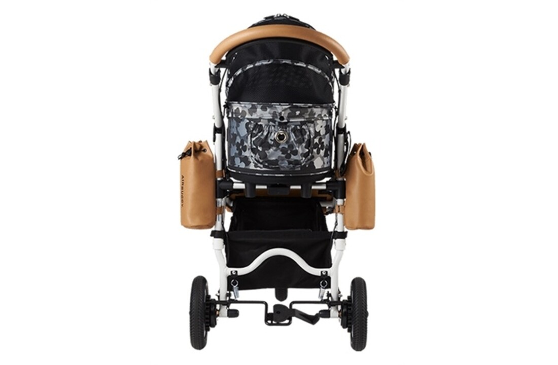 Airbuggy hondenbuggy dome2 sm met rem flower camo