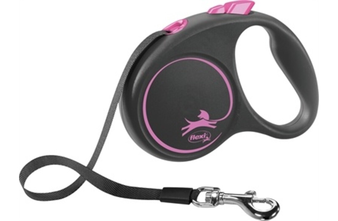 Flexi rollijn black design tape roze