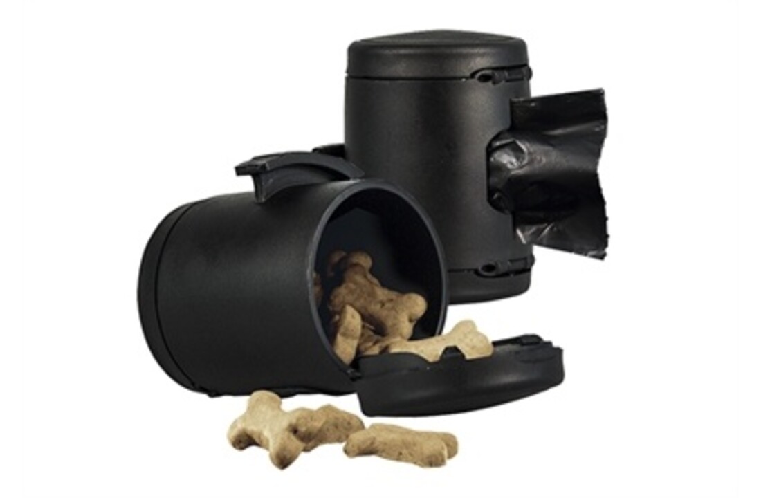 Flexi poepzak / snackbox zwart