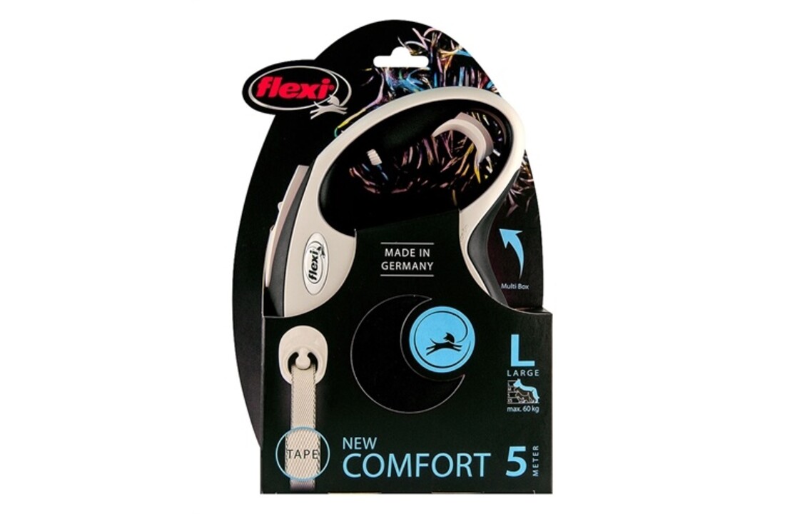 Flexi rollijn new comfort tape zwart