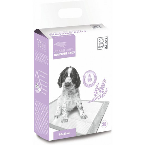 M-Pets M-Pets trainingpads Lavendel 90 x 60 cm textiel wit 30 stuks M-Pets M-Pets trainingpads Lavendel 90 x 60 cm textiel wit 30 stuks
