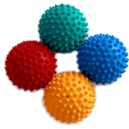 FitPAWS FitPAWS balansdisk Paw Pods 13 cm PVC rood/geel/blauw 5-delig FitPAWS FitPAWS balansdisk Paw Pods 13 cm PVC rood/geel/blauw 5-delig