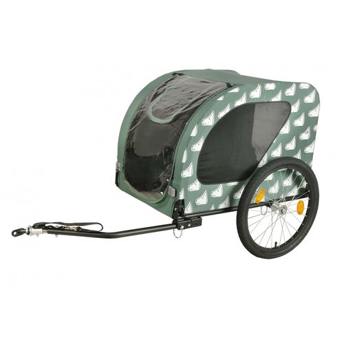 Vantly Vantly Hondenfietskar 20 Inch Unisex Grijs/Groen Vantly Vantly Hondenfietskar 20 Inch Unisex Grijs/Groen
