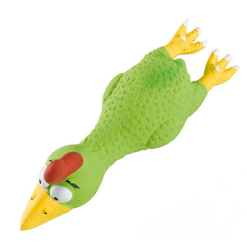 Ferplast Ferplast hondenspeelgoed kip 18 x 6 cm latex rood Ferplast Ferplast hondenspeelgoed kip 18 x 6 cm latex rood