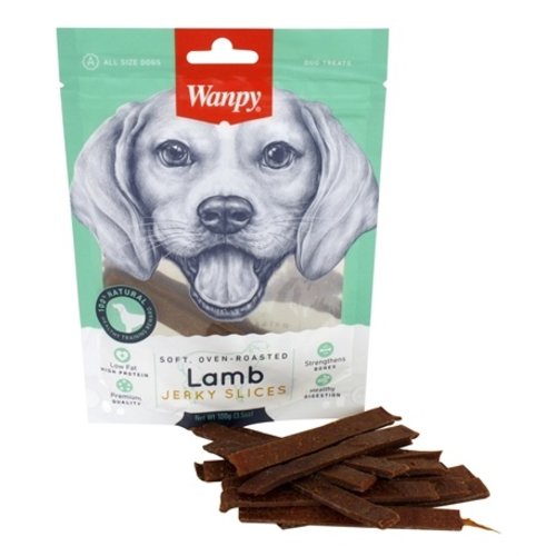 Wanpy Wanpy soft oven-roasted lamb jerky slices Wanpy Wanpy soft oven-roasted lamb jerky slices