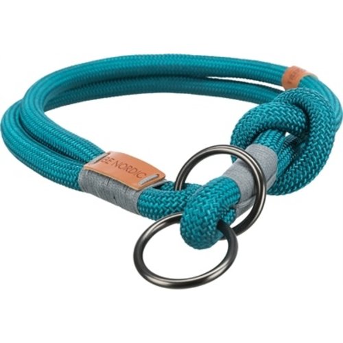 Trixie Trixie halsband hond be nordic slip met stop petrol / lichtgrijs Trixie Trixie halsband hond be nordic slip met stop petrol / lichtgrijs