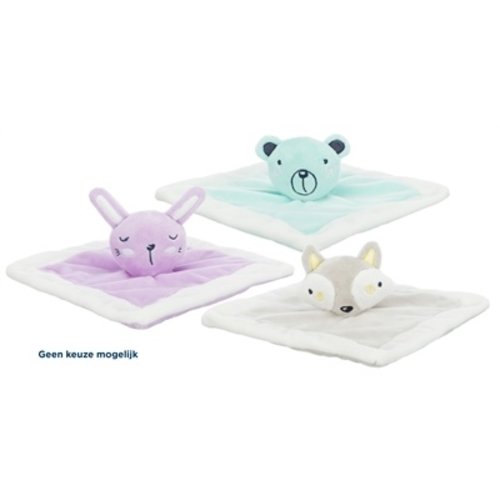 Trixie Trixie junior knuffeldoekje pluche assorti Trixie Trixie junior knuffeldoekje pluche assorti