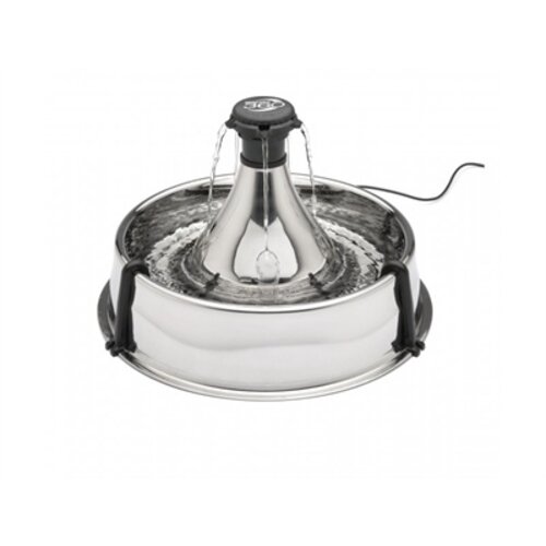 Drinkwell Petsafe 360 drinkfontein roestvrijstaal met adapter Drinkwell Petsafe 360 drinkfontein roestvrijstaal met adapter