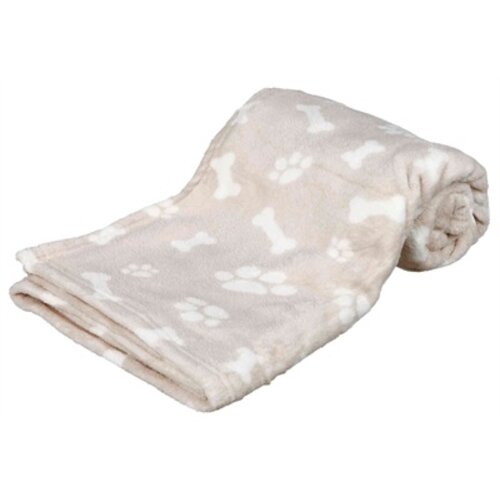 Trixie Trixie hondendeken kenny fleece bot / pootjes beige Trixie Trixie hondendeken kenny fleece bot / pootjes beige
