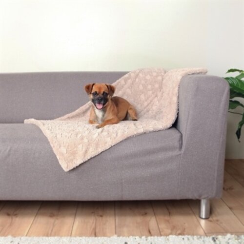 Trixie Trixie hondendeken cosy fleece beige Trixie Trixie hondendeken cosy fleece beige