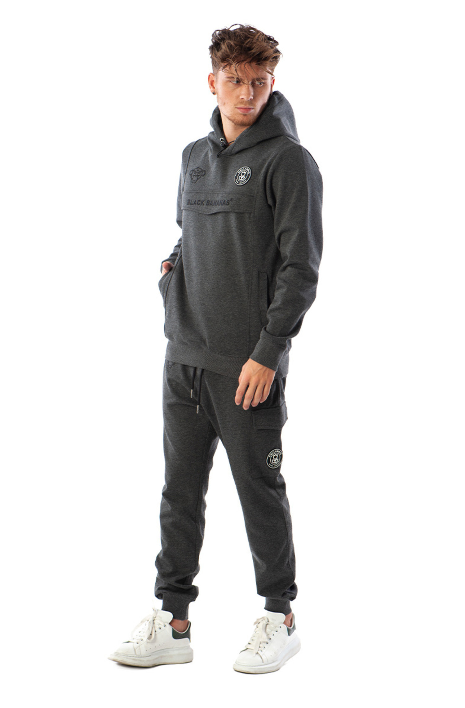 Black bananas trainingspak grijs new arrivals