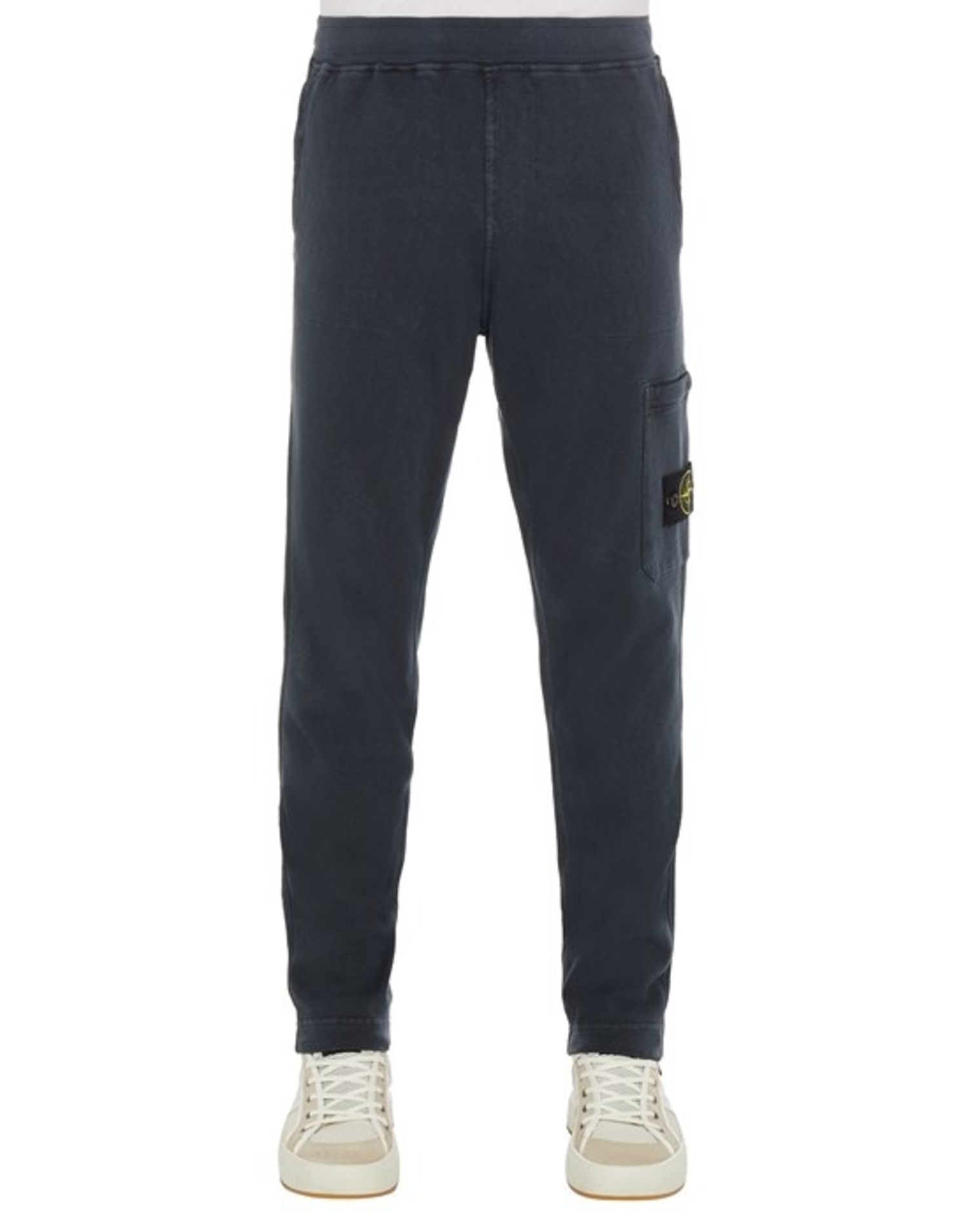 navy stone island tracksuit bottoms