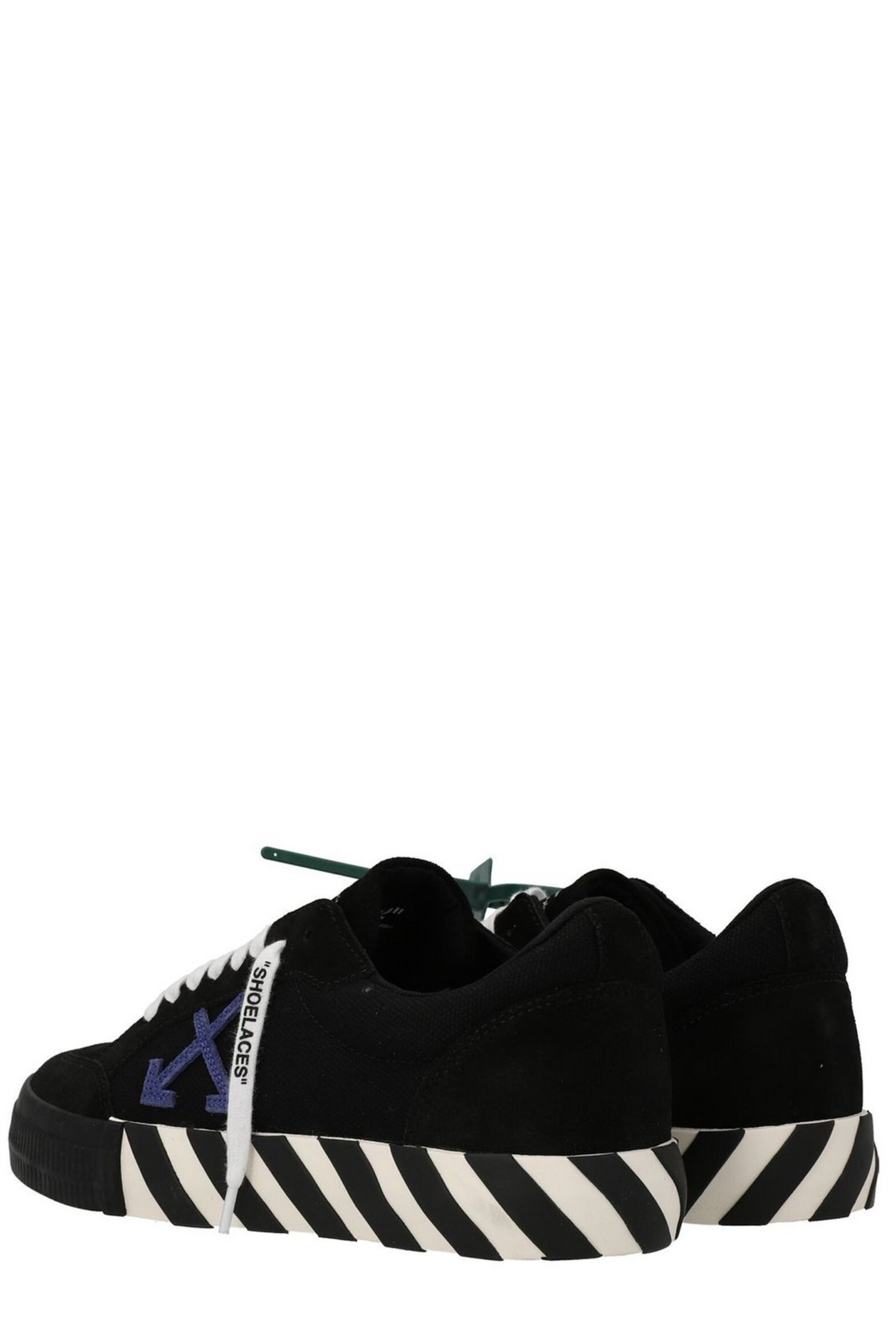 off white vulcanized sneakers black