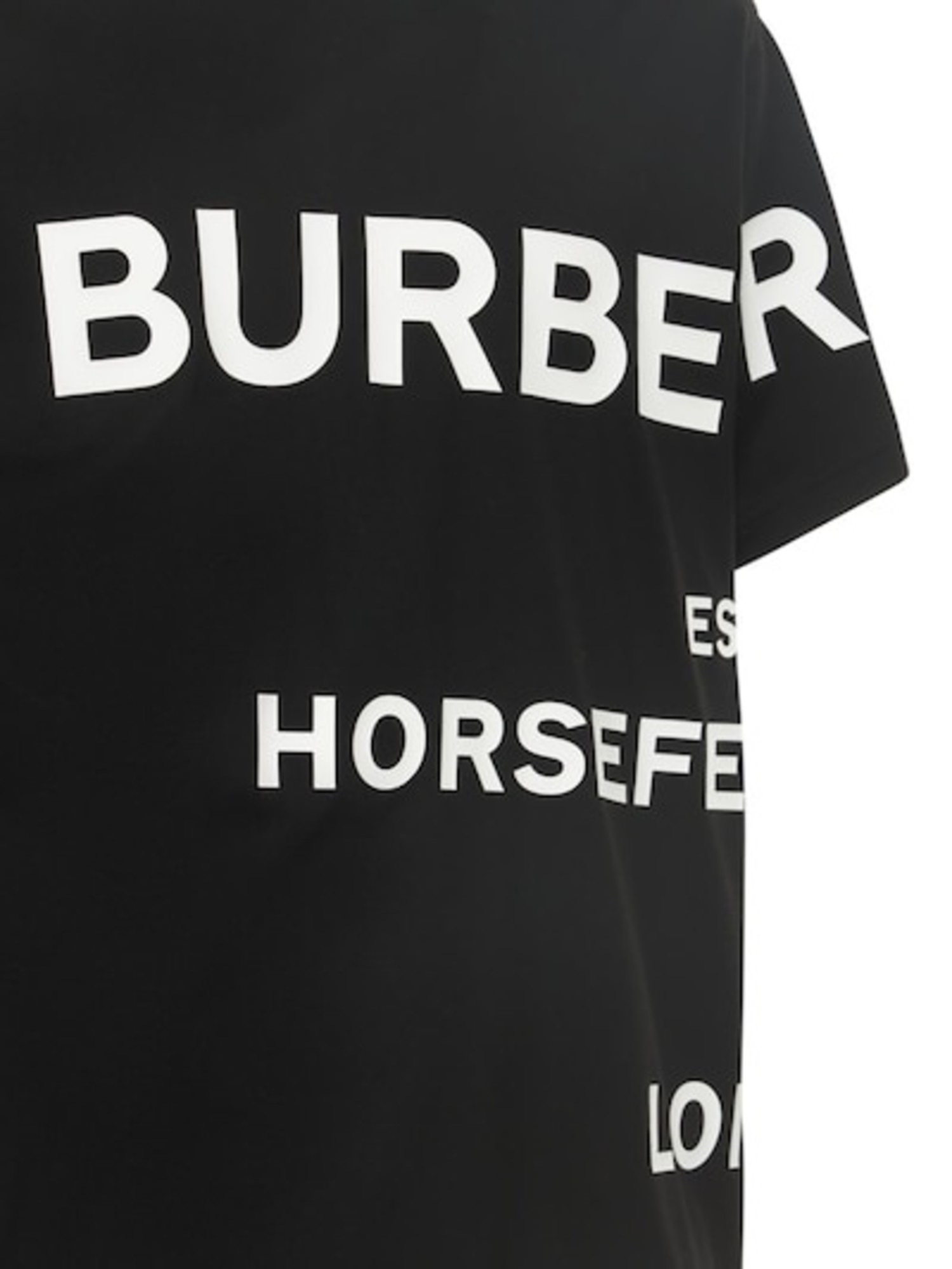 Burberry Burberry T Shirt Harlford RL FW22 Black White